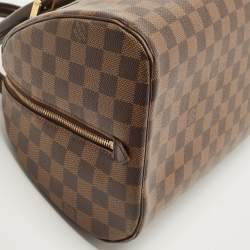 Pre Owned Louis Vuitton Damier Ebene Canvas Ribera MM Bag