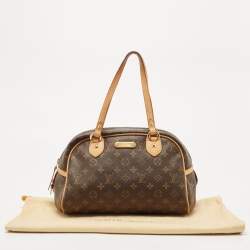 Pre Owned Louis Vuitton Canvas Monogram Montorgueil PM Bag