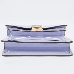 Pre Owned Louis Vuitton Lilac Vernis Leather Monceau BB Bag