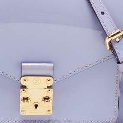 Pre Owned Louis Vuitton Lilac Vernis Leather Monceau BB Bag