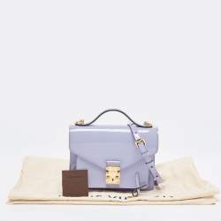 Pre Owned Louis Vuitton Lilac Vernis Leather Monceau BB Bag