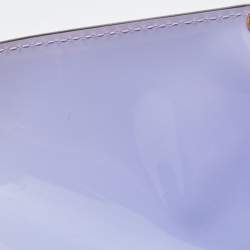 Pre Owned Louis Vuitton Lilac Vernis Leather Monceau BB Bag