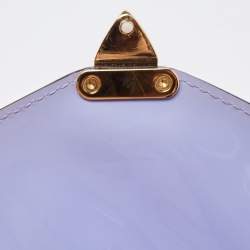 Pre Owned Louis Vuitton Lilac Vernis Leather Monceau BB Bag
