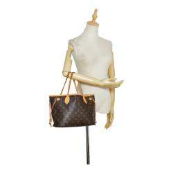 Louis Vuitton Brown Monogram Canvas Neverfull PM Tote Bag