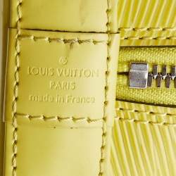 Pre Owned Louis Vuitton Pistache Epi Leather Alma BB Bag