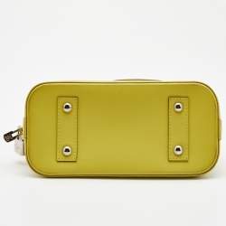 Pre Owned Louis Vuitton Pistache Epi Leather Alma BB Bag