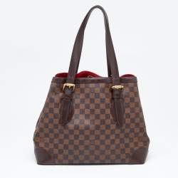 Pre Owned Louis Vuitton Damier Ebene Canvas Hampstead MM Bag