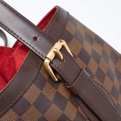 Pre Owned Louis Vuitton Damier Ebene Canvas Hampstead MM Bag