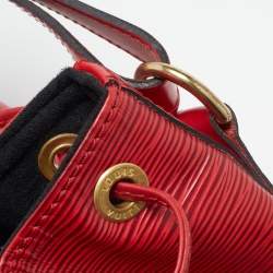 Pre Owned Louis Vuitton Red Epi Leather Petit Noe Bag