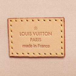 Pre Owned Louis Vuitton Rose Florentine Monogram Vernis Alma GM Bag