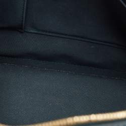 Pre Owned Louis Vuitton Bleu Nuit  Monogram Vernis Alma GM Bag