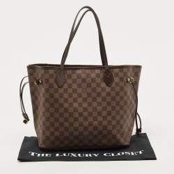 Louis Vuitton Damier Ebene Canvas Neverfull MM Bag