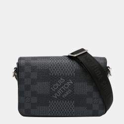 Louis Vuitton Black Damier Graphite Alpha Messenger Bag