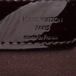 Pre Owned Louis Vuitton Amarante Monogram Vernis Wilshire MM Bag