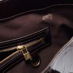 Pre Owned Louis Vuitton Amarante Monogram Vernis Wilshire MM Bag