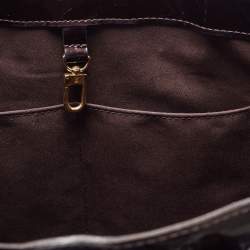 Pre Owned Louis Vuitton Amarante Monogram Vernis Wilshire MM Bag