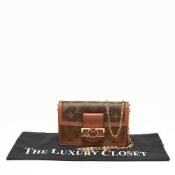 Louis Vuitton Monogram Reverse Canvas Dauphine Wallet on Chain