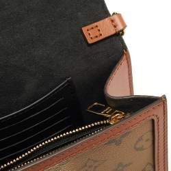 Louis Vuitton Monogram Reverse Canvas Dauphine Wallet on Chain