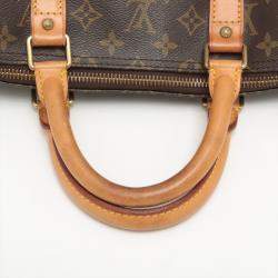 Louis Vuitton Brown Canvas Monogram Keepall 55 Duffel Bag