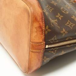 Pre Owned Louis Vuitton Monogram Canvas and Leather Alma PM Bag