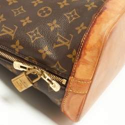 Pre Owned Louis Vuitton Monogram Canvas and Leather Alma PM Bag