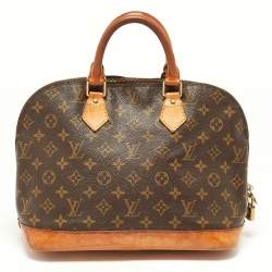 Pre Owned Louis Vuitton Monogram Canvas and Leather Alma PM Bag