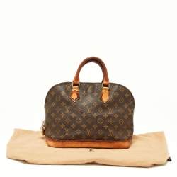 Pre Owned Louis Vuitton Monogram Canvas and Leather Alma PM Bag