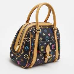 Pre Owned Louis Vuitton Black Monogram Multicolore Canvas Priscilla Bag