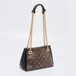 Pre Owned Louis Vuitton Black Monogram Canvas and Leather BB Surene Bag