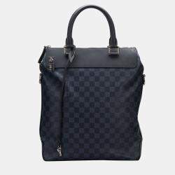 Louis Vuitton Greenwich Damier Cobalt Tote Bag Black