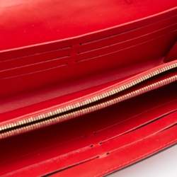 Louis Vuitton Pomme D’amour Monogram Vernis Sarah Wallet 