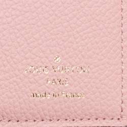 Louis Vuitton Rose Poudre Monogram Empreinte Leather Zoe Wallet