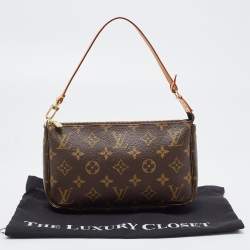 Pre Owned Louis Vuitton Monogram Canvas Pochette Accessoires Bag