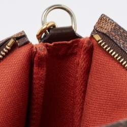 Pre Owned Louis Vuitton Damier Ebene Canvas Navona Pochette Accessoires Bag