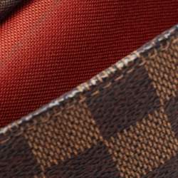 Pre Owned Louis Vuitton Damier Ebene Canvas Navona Pochette Accessoires Bag