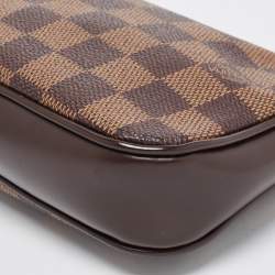 Pre Owned Louis Vuitton Damier Ebene Canvas Navona Pochette Accessoires Bag