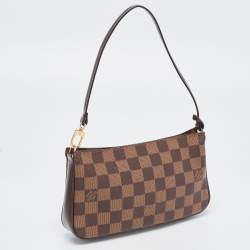 Pre Owned Louis Vuitton Damier Ebene Canvas Navona Pochette Accessoires Bag
