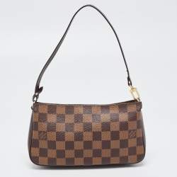 Pre Owned Louis Vuitton Damier Ebene Canvas Navona Pochette Accessoires Bag