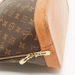 Pre Owned Louis Vuitton Monogram Canvas and Leather Alma PM Bag