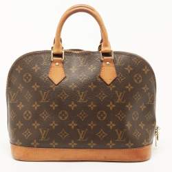 Pre Owned Louis Vuitton Monogram Canvas and Leather Alma PM Bag