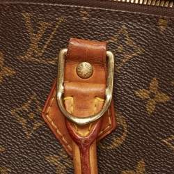 Pre Owned Louis Vuitton Monogram Canvas and Leather Alma PM Bag