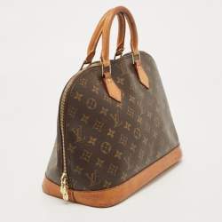 Pre Owned Louis Vuitton Monogram Canvas and Leather Alma PM Bag