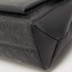 Pre Owned Louis Vuitton Black Monogram Empreinte Leather Vavin MM Bag