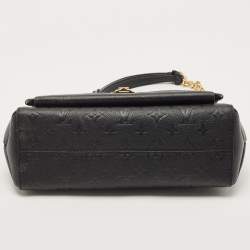 Pre Owned Louis Vuitton Black Monogram Empreinte Leather Vavin MM Bag