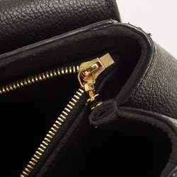 Pre Owned Louis Vuitton Black Monogram Empreinte Leather Vavin MM Bag