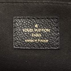 Pre Owned Louis Vuitton Black Monogram Empreinte Leather Vavin MM Bag
