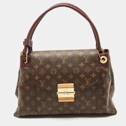 Pre Owned Louis Vuitton Aurore Monogram Canvas Olympe Bag