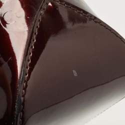 Pre Owned Louis Vuitton Amarante Monogram Vernis Brentwood Bag