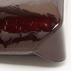 Pre Owned Louis Vuitton Amarante Monogram Vernis Brentwood Bag