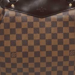 Pre Owned Louis Vuitton Damier Ebene Canvas and Leather Westminister GM Bag